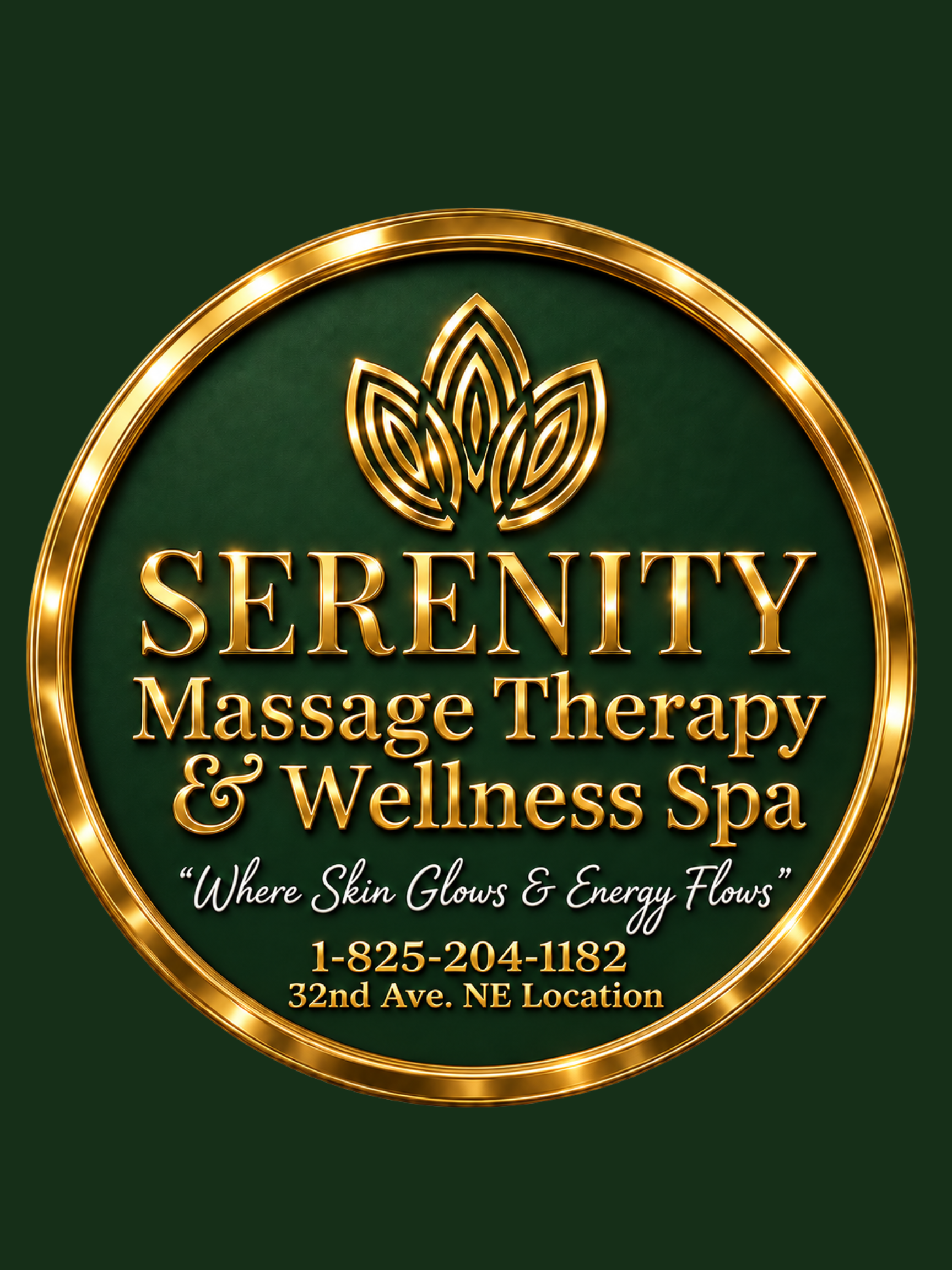 Serenity Massage Therapy & Wellness Spa — 32nd Ave NE logo